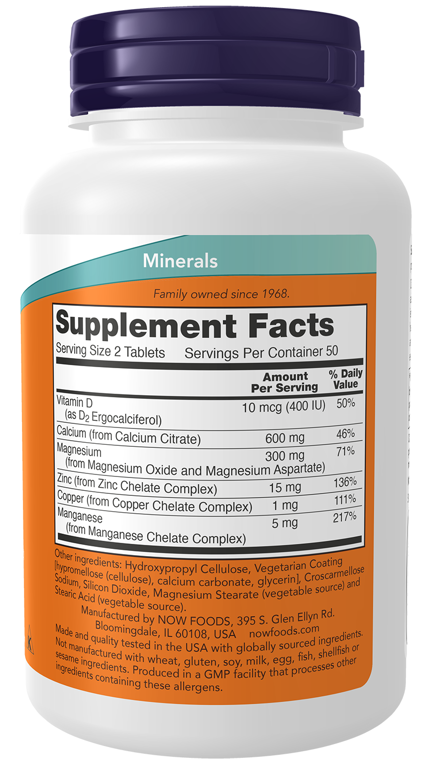 Now Suplemento Citrato de Calcio, 100 tabletas