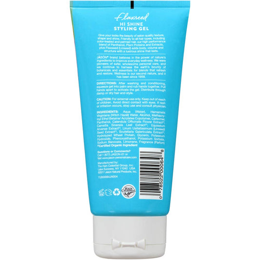 Jason Hi Shine Gel de peinado, 6 fl oz