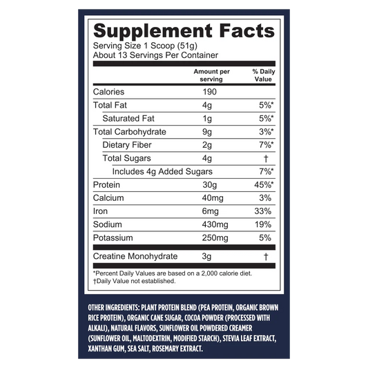 Vega Proteína + Creatina, 23.4 oz (663g), sabor chocolate