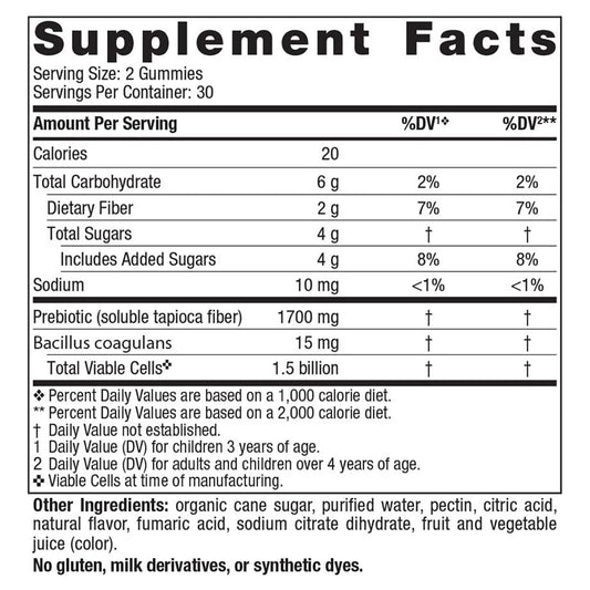 Nordic Naturals Kids Probioticos para niños, 60 gomitas sabor berry