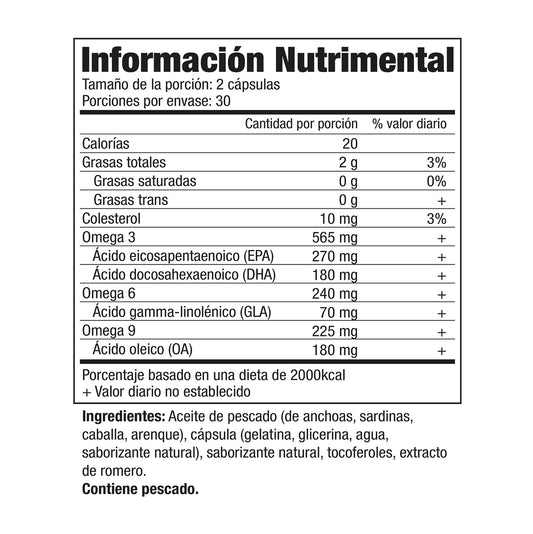Nordic Naturals Complete Omega, 565 mg de Omega, 60 cápsulas sabor limón para 1 mes