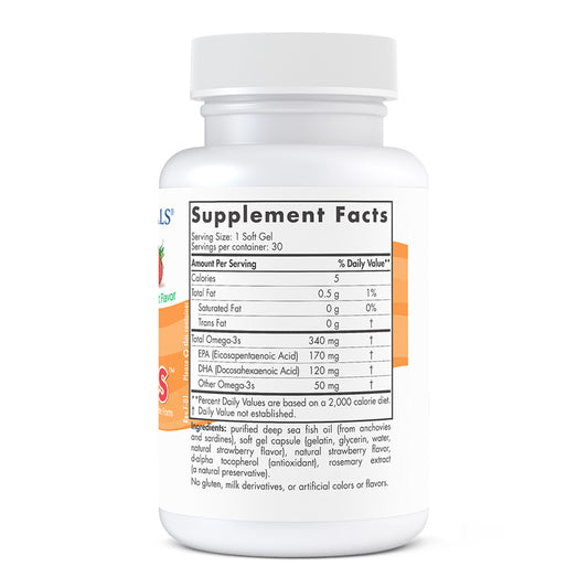 Nordic Naturals Daily Omega Kids 340mg, 30 cápsulas para 1 mes