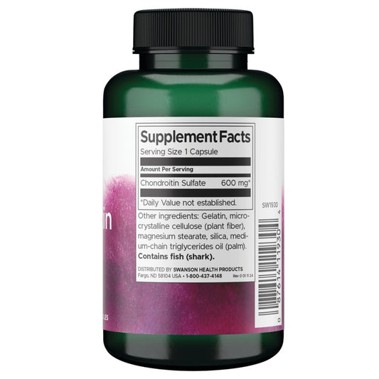 Swanson Suplemento Alimenticio de Sulfato de Condroitina, 120 capsulas