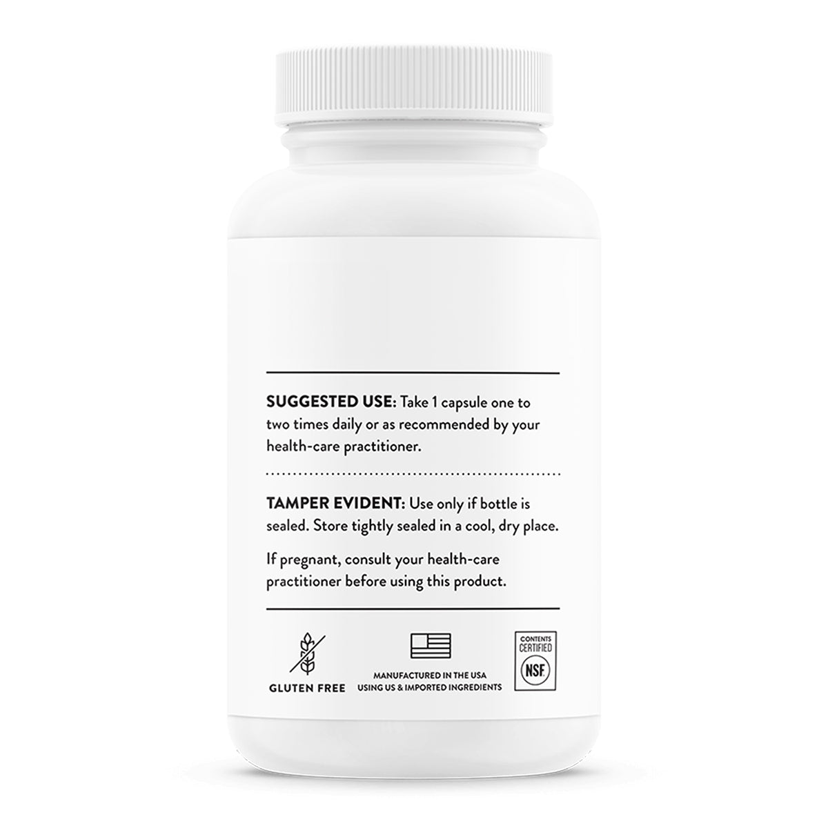 Thorne Suplemento Picolinato de Zinc, 15 mg por cápsula, 60 cápsulas para 2 meses