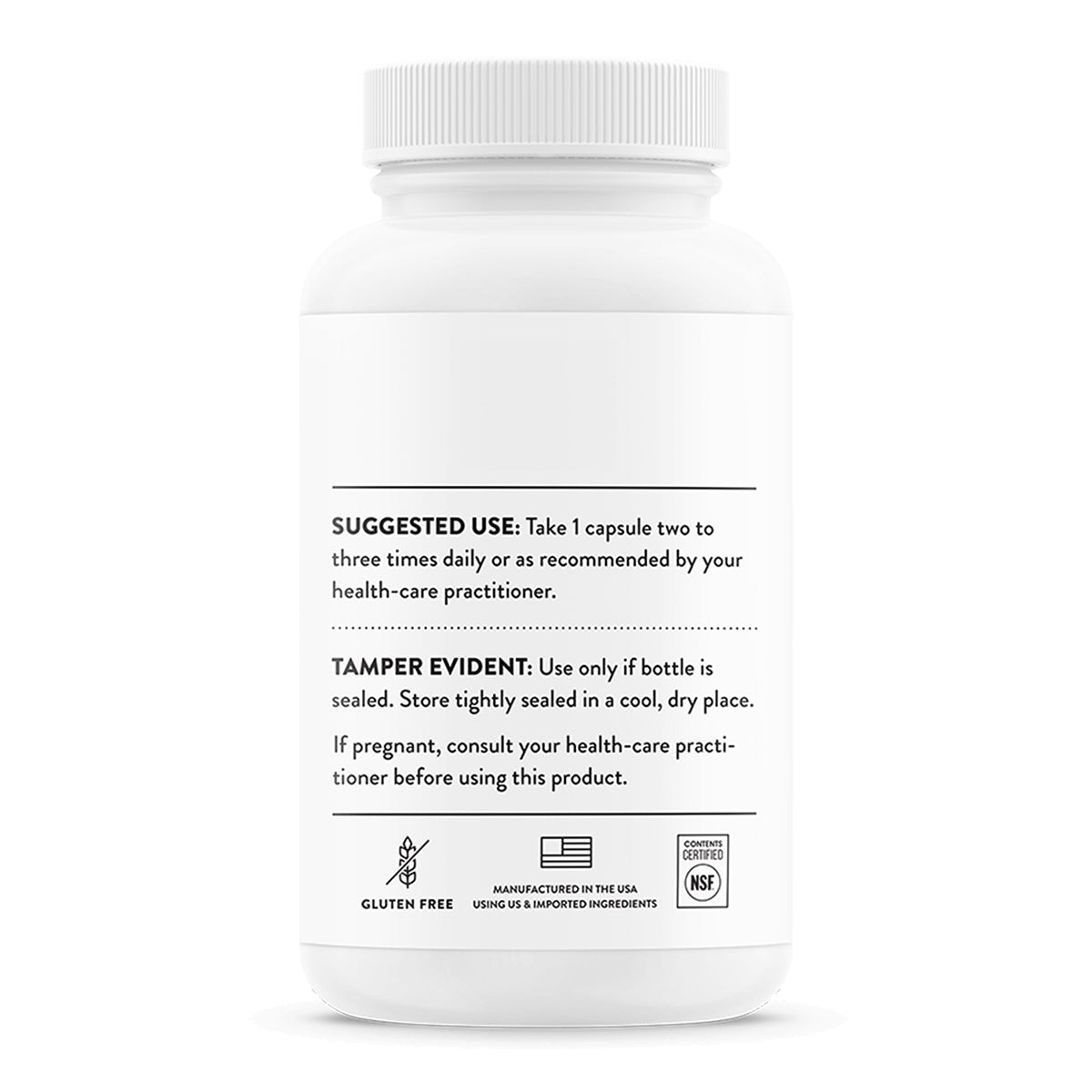Thorne Suplemento de Acetil-L-Carnitina, 500 mg por cápsula, 60 cápsulas