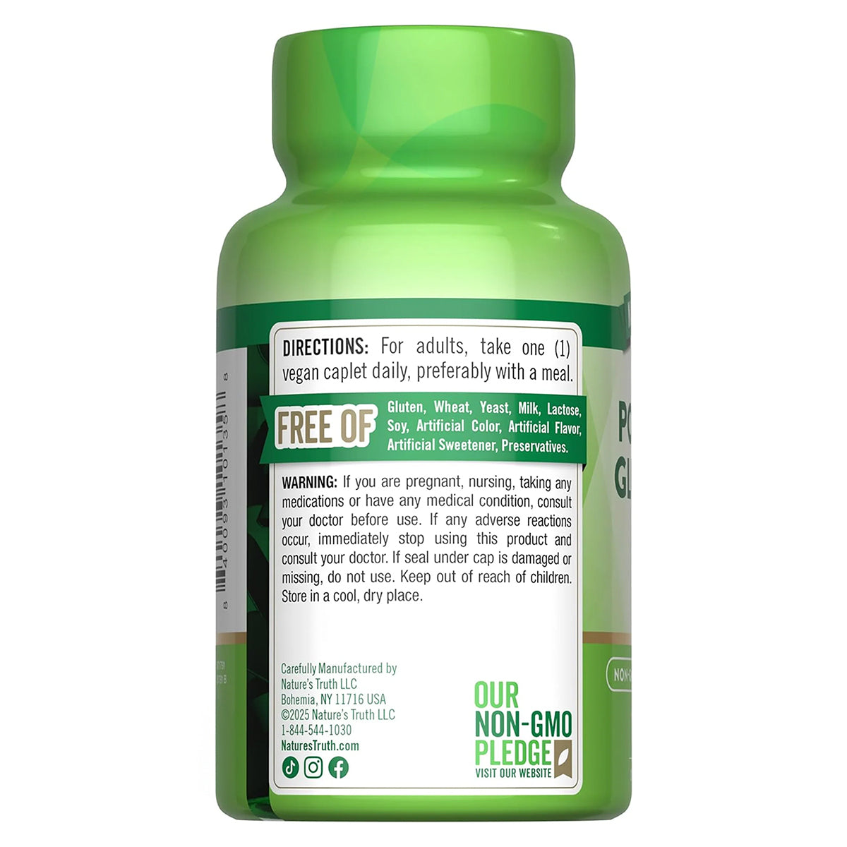 Nature's Truth Suplemento Gluconato de Potasio 595 mg, 100 tabletas para 3 meses