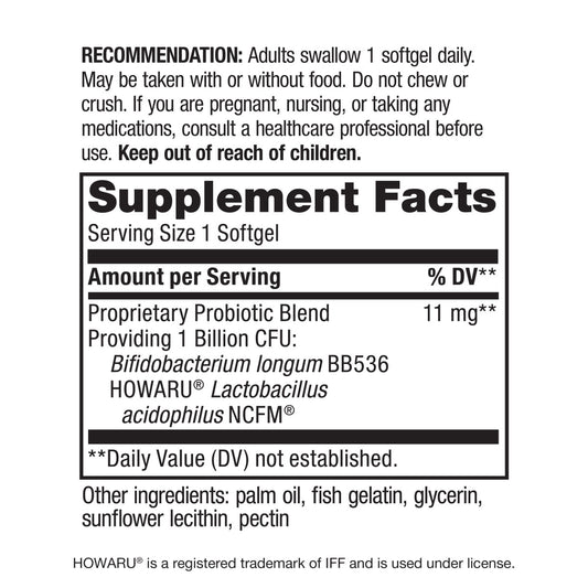 Nature's Way Perlas probióticas Acidophilus, 30 cápsulas