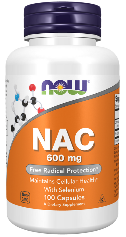 Now Foods - Suplemento de Acetilcisteina 100 Tabletas de 600mg
