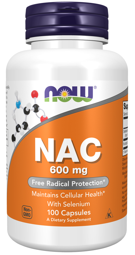 Now Foods - Suplemento de Acetilcisteina 100 Tabletas de 600mg
