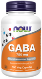 Now Suplemento Alimenticio GABA 750mg  100 capsulas