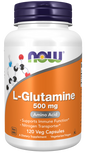 Now Capsulas de L-Glutamina 500 mg - 120 Caps