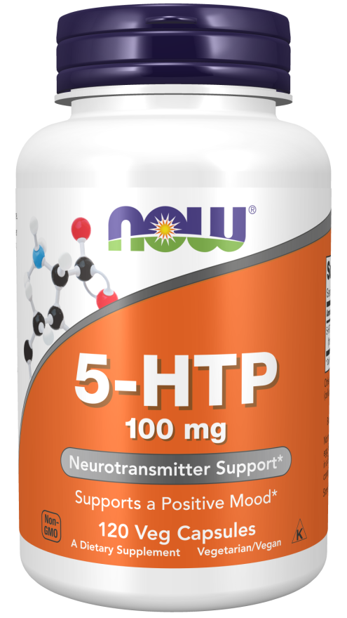 Now Foods - 5-HTP 100MG 120 CAPSULAS VEGETALES