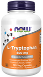 Now Foods Suplemento de L-Triptófano, 500 mg por cápsula, 120 Cápsulas