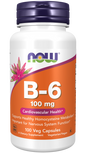 Now Foods - Suplemento de Vitamina B6 Cont. 100 Caps de 100mg
