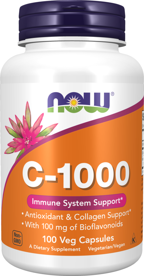 Now Vitamina C - 1000, 100 cápsulas