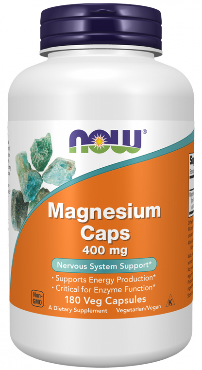 Now Suplemento de Magnesio 180 Capsulas