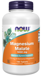Now Foods Suplemento de Malato de Magnesio 1000 mg, 180 tabletas