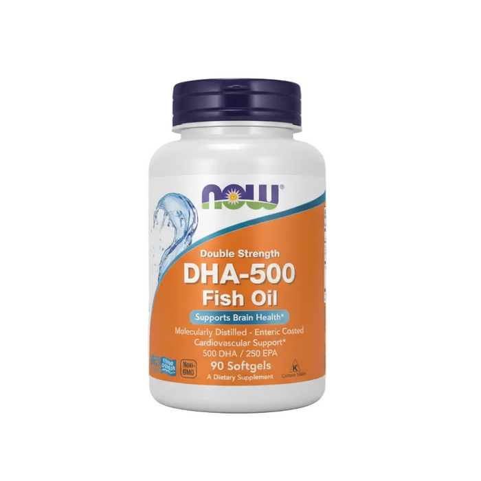 Now Suplemento de DHA 500mg y EPA 250mg, 90 cápsulas