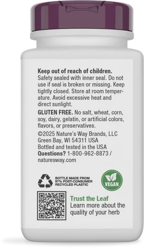 Nature's Way Suplemento de Cardo Mariano, 60 cápsulas