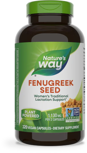 Nature's Way Suplemento de Semillas de Fenogreco 1130mg, 320 cápsulas