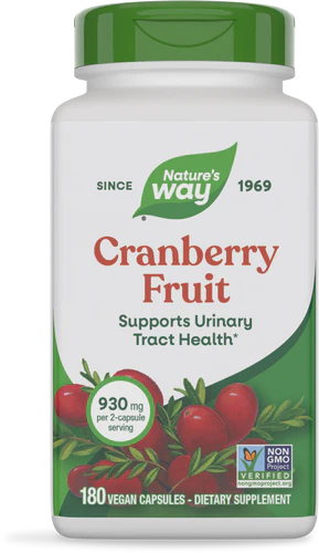 Nature's Way Suplemento Fruta de arándano, 100 cápsulas