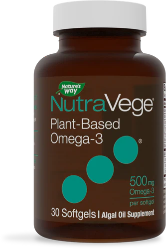 Nature's Way Suplemento Alimenticio de Omega 3 Vegetal, 30 cápsulas