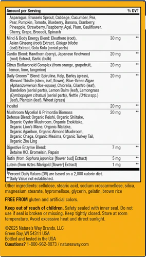 Nature's Way Ultra Multivitaminas para Hombre 50+, 60 tabletas