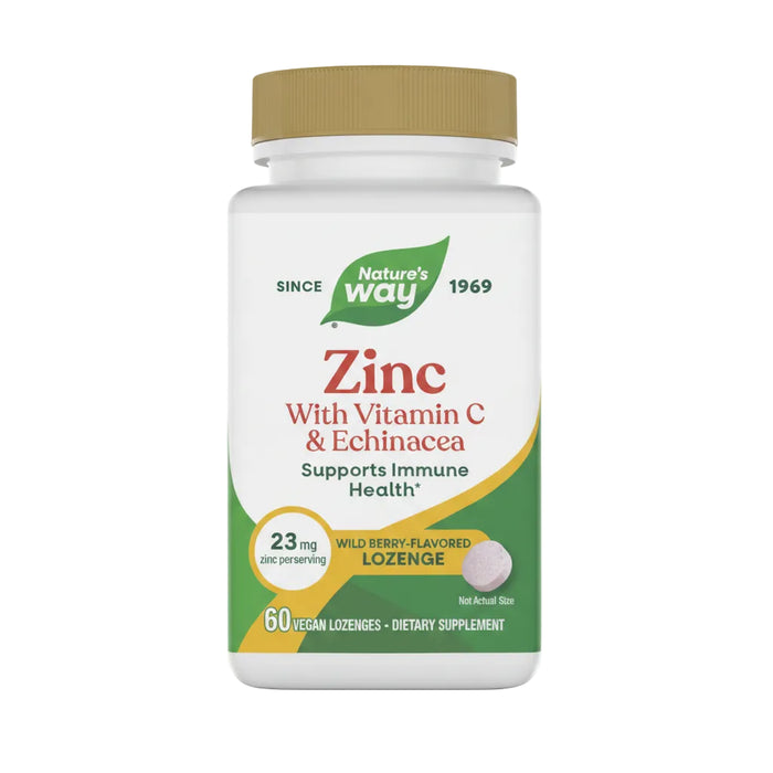 Nature's Way Suplemento de Zinc, 60 cápsulas