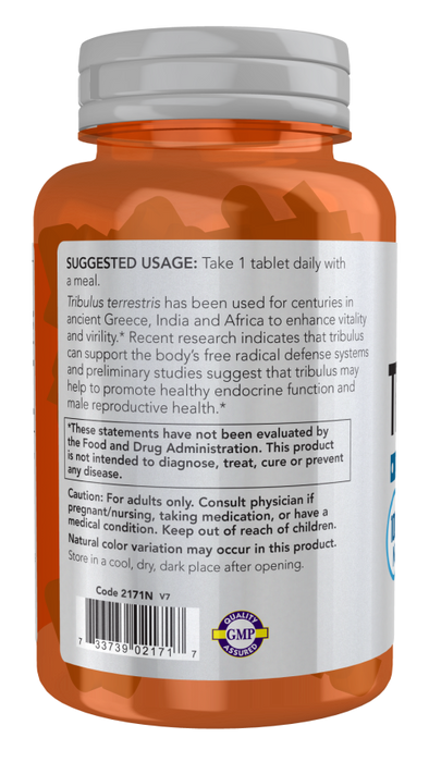 Now Suplemento de Tribulus 1000mg, 90 tabletas