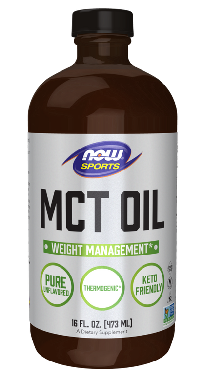 Now Suplemento de Aceite MCT 16 fl oz (473ml)
