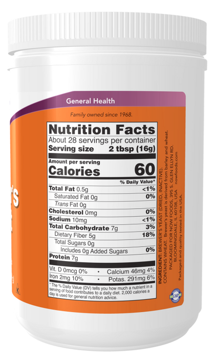 Now Suplemento de Levadura Debilitada 454g