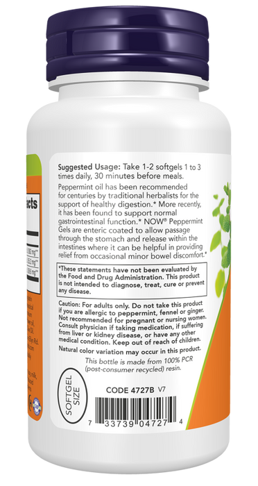 Now Suplemento de Menta 90 softgels