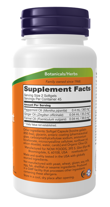 Now Suplemento de Menta 90 softgels