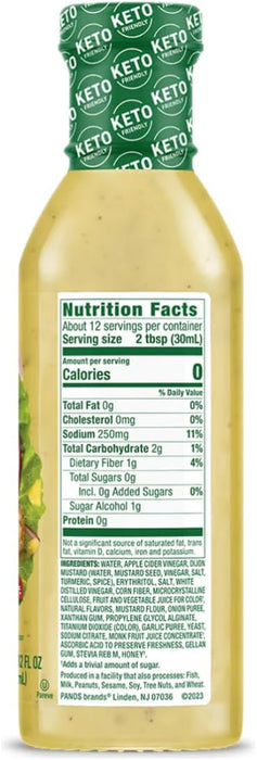 Walden Farms Aderezo Honey Dijon Sin Calorias 355 Ml