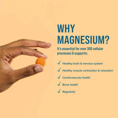 Natural Vitality CALM KIDS Citrato de Magnesio para niños, 120 gomitas sabor naranja