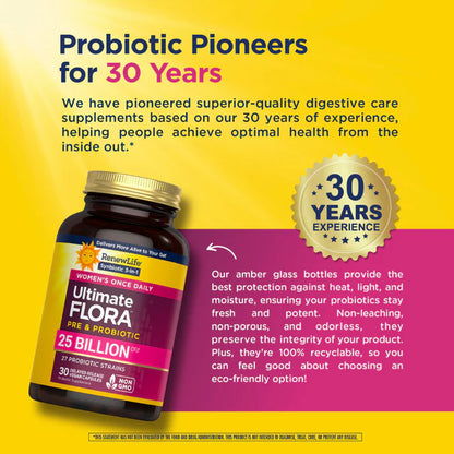 Renew Life Probióticos Mujeres Ultimate Flora, 30 cápsulas