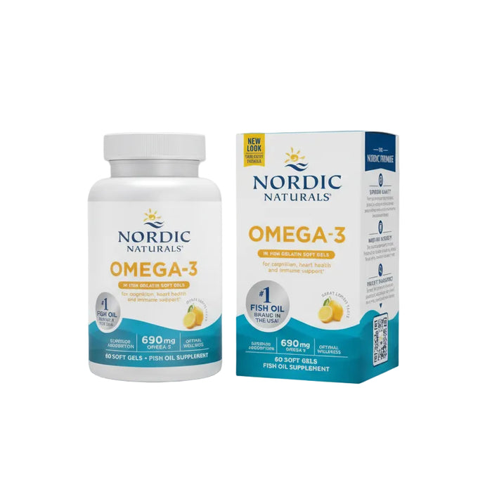 Nordic Naturals Suplemento Alimenticio Omega 3 690 mg, 60 Cápsulas Blandas