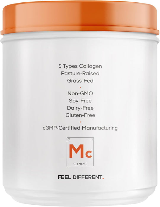 Codeage Multi‑Colágeno Proteína en Polvo Hidrolizado, 20 oz, Tipos I, II, III, V, X, Grass‑Fed
