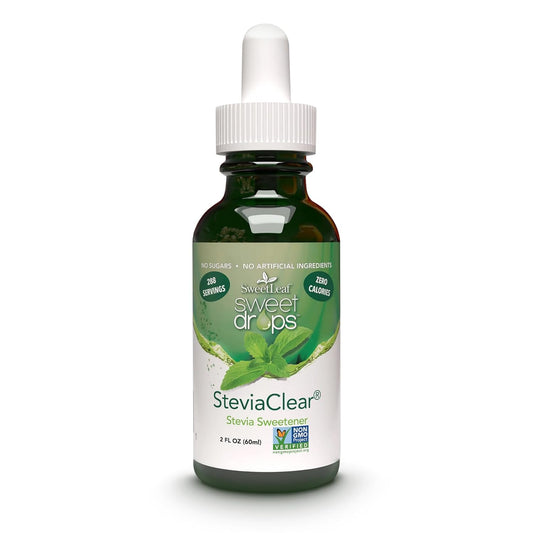 SweetLeaf – Sweet Drops Stevia Líquida Sabor Clear 60 ml (2 Fl Oz)