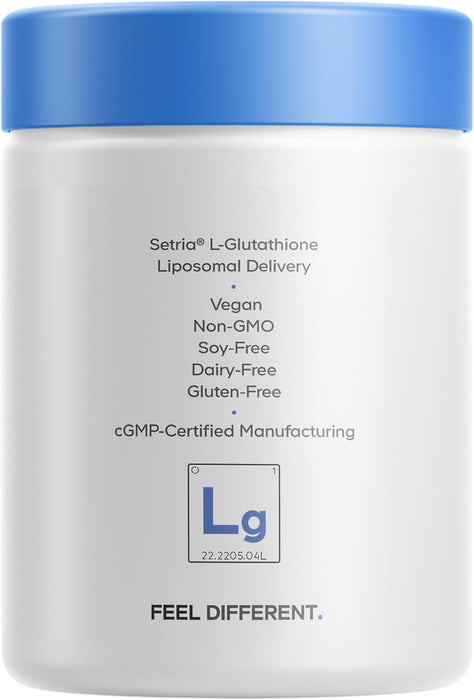Codeage Suplemento Glutatión Liposomal Setria L‑Glutatión, 60 Cápsulas