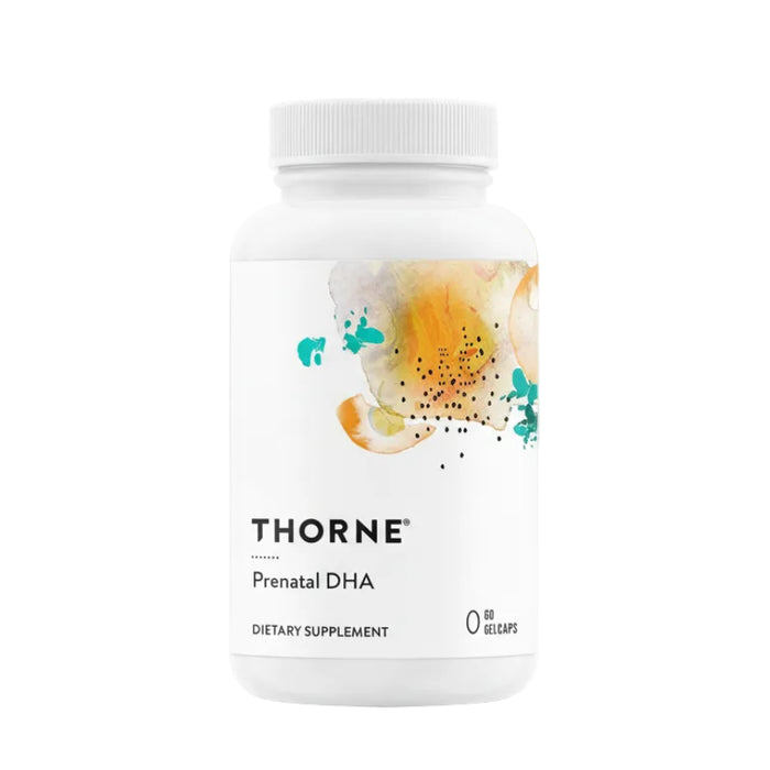 Thorne Prenatal DHA – 60 Cápsulas (650 mg DHA y 200 mg EPA)