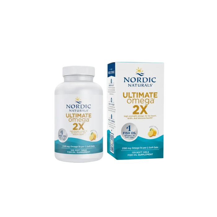 Nordic Naturals Ultimate Omega 2x, 120 Cápsulas Sabor Limón