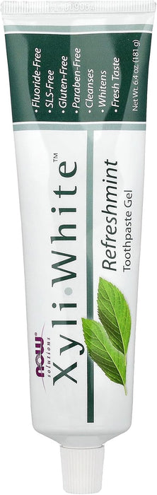 Now Pasta Dental de Xilitol en Gel Sabor Menta 181g