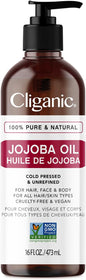 Cliganic Aceite De Jojoba Orgánico, 16 Fl. Oz. (240 Ml)