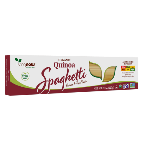 Now Espagueti de Quinoa y Arroz Organico 227g