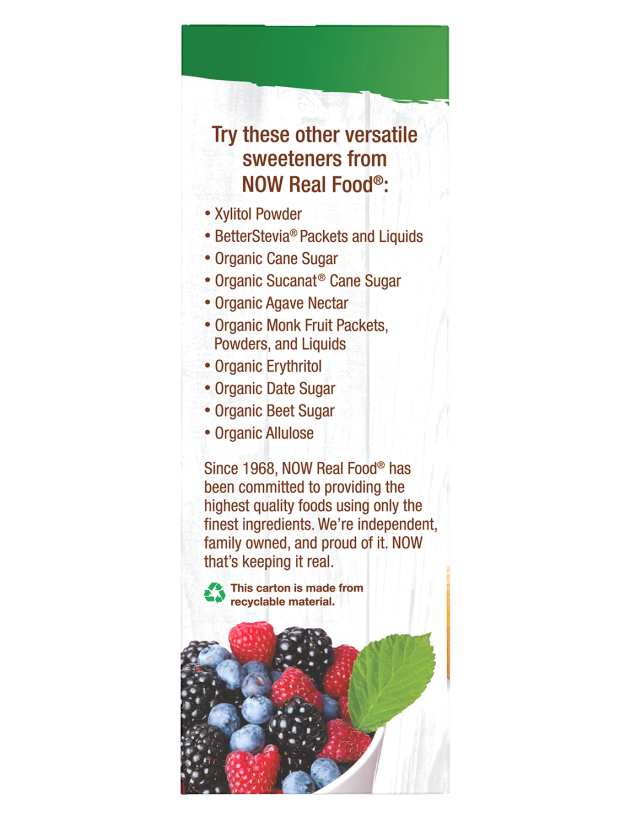 Now Real Foods Xilitol 75 sobres de 1.8 c/u 135g