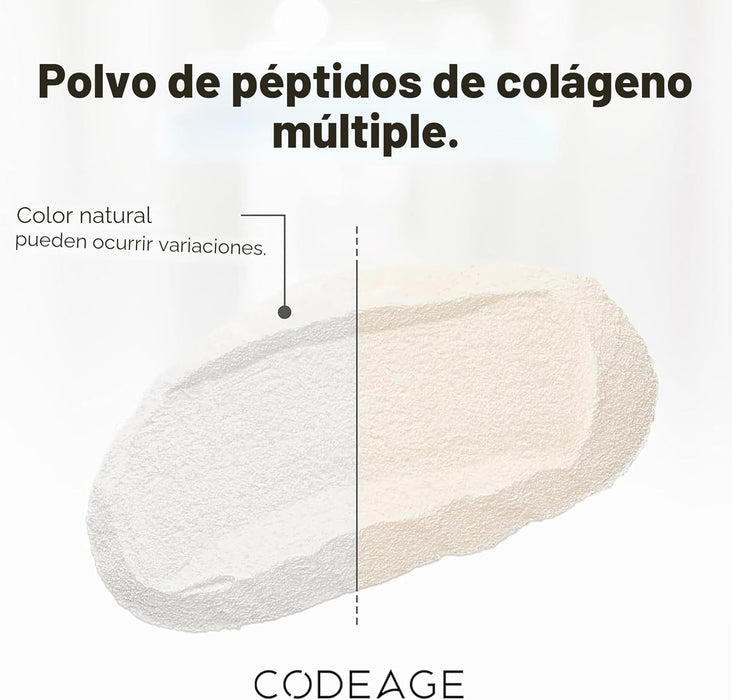 Codeage Multi‑Colágeno Proteína en Polvo Hidrolizado, 20 oz, Tipos I, II, III, V, X, Grass‑Fed