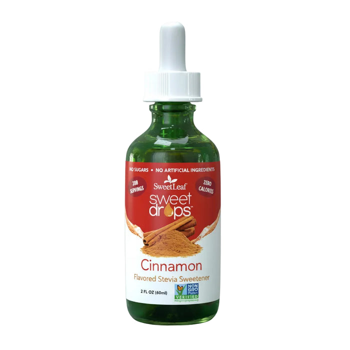 SweetLeaf Sweet Drops Gotas dulces de canela, 2 oz (60ml)