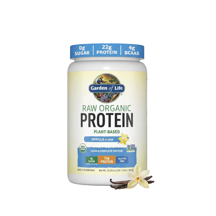 Garden of Life Suplemento Alimenticio Proteína Orgánica,660 g Sabor Vainilla