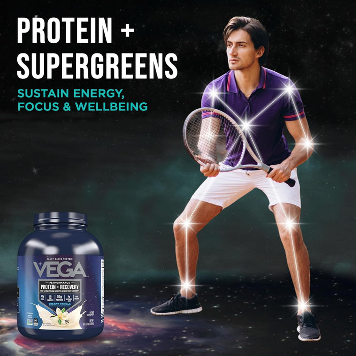 Vega Proteína + Recovery, Proteína Sabor Vainilla 1.86 kg